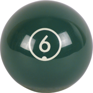 RBCONT_06 Aramith Continental Replacement Ball – #6 | Golden Break Billiards